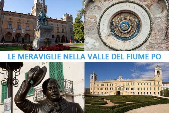 Le meraviglie nella valle del fiume Po